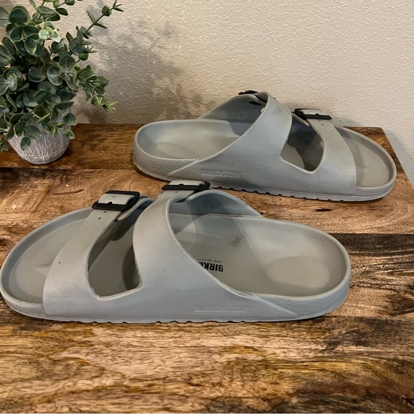 Birkenstock Arizona Essentials EVA Grey Sandals Women’s Size 11 Men’s Size 9 - Picture 4 of 7